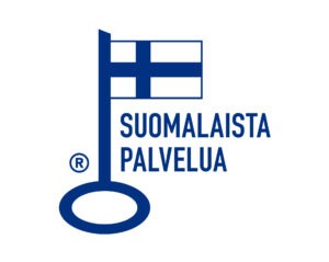 Suomalaista palvelua Seron Oy suomalaisen työn liitto avainlippu